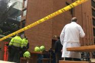 Lugar de la Universidad Javeriana donde se registró el incidente con un estudiante.