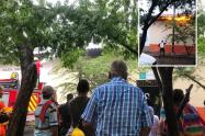  Incendió redujo a cenizas la Registraduría de Coello