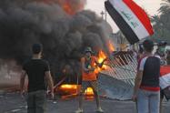 Violentas protestas en Irak