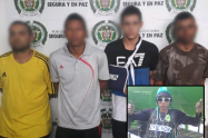 Estas son los 4 capturados, y el joven asesinado