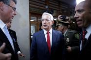 El expresidente Álvaro Uribe Vélez en la Corte Suprema de Justicia