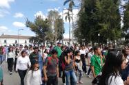 Nueva jornada de marchas en Popayán.