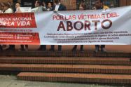 Protestas en contra del aborto en Colombia
