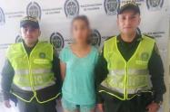 Capturada mujer 