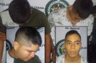Detenidos delincuentes