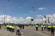 Policias en Bogotá