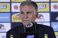 Carlos Queiroz, técnico de la Selección Colombia