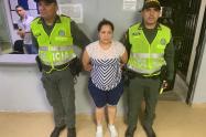 Mujer capturada por maltrato 