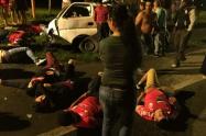 Accidente de hinchas