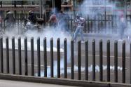 Impactantes imagenes de encapuchados y vandalismo en paro nacional / 21 de enero