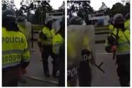 Policía en manifestaciones 