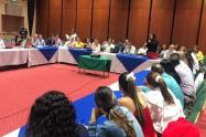"Juntos construiremos el mejor futuro para nuestro departamento", agregó el nuevo mandatario seccional