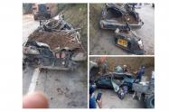 Accidente vía La Línea