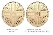 Monedas de $200
