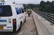 Suicidio en el Puente de la Vida de Ibagué