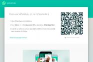 WhatsApp Web permite chatear desde un pc