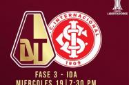 Precios de boletería Tolima vs Internacional