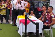 Jeison Gordillo y Daniel Cataño del Deportes Tolima 