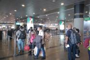 Controles en el Aeropuerto El Dorado, por el coronavirus