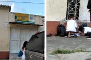 Niños reciben clase en la calle en Ibagué