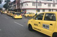 Paro de taxistas en Ibagué