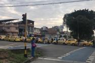 Paro de taxistas en Ibagué