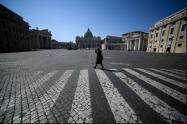 Las calles cerca a la Plaza San Pedro, del Vaticano