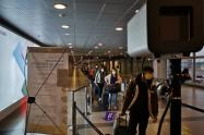 Cámaras de detección térmicas en el aeropuerto El Dorado