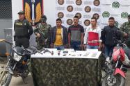 disidentes capturados en el Tolima