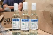 Los alcoholes recibidos serán distribuidos entre los hospitales del departamento
