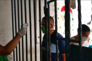 Pruebas de Covid-19 en la cárcel de Villavicencio.