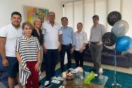 Celebración de cumpleaños de Óscar Barreto durante cuarentena 
