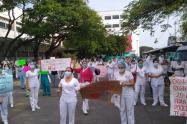 Protesta Salud