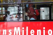 Uso de tapabocas en Transmilenio