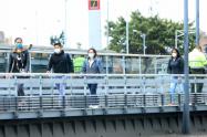 Uso de tapabocas en Transmilenio