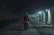 Obreros Túnel de la Línea