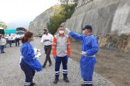 Obras de Pacífico 1 en Antioquia.