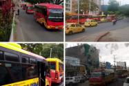 Movilización de transportadores en Ibagué