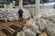 Las ayudas llegaron en 18 camiones y dos tractomulas desde la cuidad de Bogotá