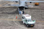 La Fuerza Aérea  Colombiana realiza el traslado