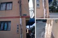 Vecinos del barrio Montecarlo denuncian daño en un poste de energía