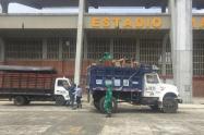 Estadio de Ibagué en limpieza