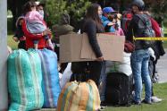 Venezolanos varados