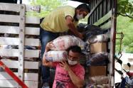 La entrega inicia en los municipios de Coello , El Espinal , Guamo  y Saldaña 
