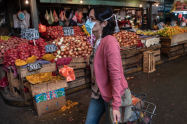 Santiago de Chile con coronavirus