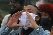 Protestas frente a embajada de Estados Unidos / Muerte de George Floyd por racismo