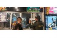 Policía hace control en Ibagué