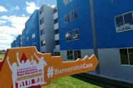 Viviendas que serán entregadas a familias desalojadas en Bogotá.