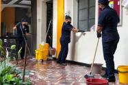 Jornada de desinfección Alcaldía de Ibagué