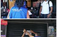 Cierre de establecimientos en Ibagué
